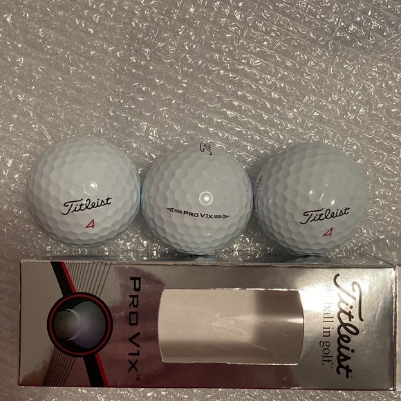 NWOT - Titleist® PRO V1x™ Golf Balls - One Sleeve of (3) - #1 ball in golf.® - Picture 2 of 8
